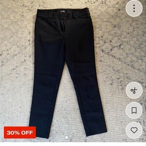 LOFT Petite Black Tailored Pants